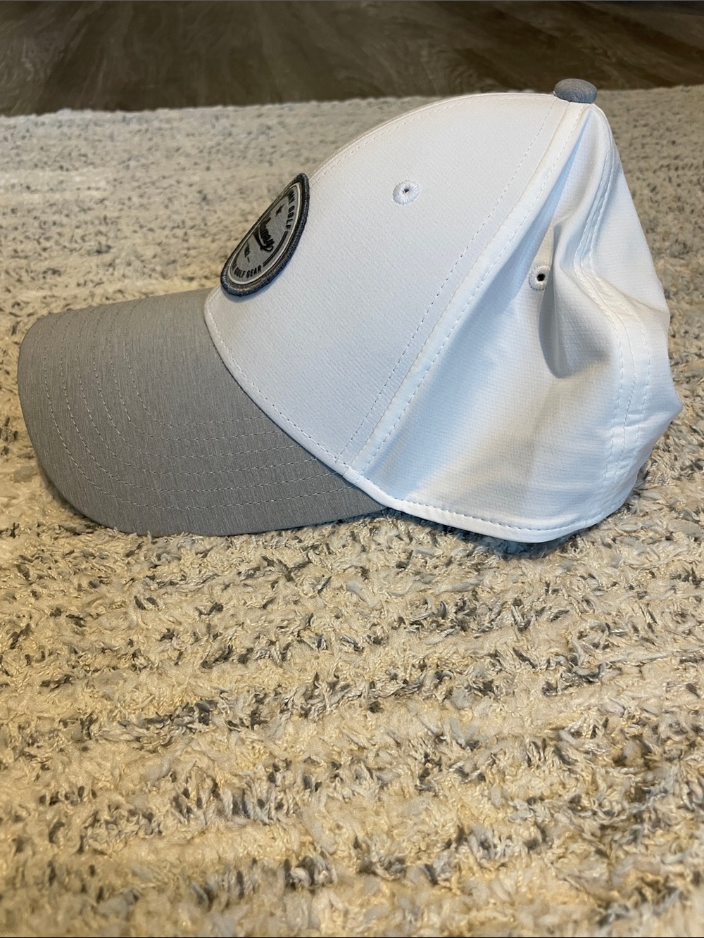 Callaway White & Light Gray Logo Golf Cap - Picture 3 of 4